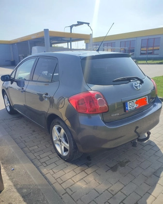 Toyota Auris cena 23900 przebieg: 223181, rok produkcji 2009 z Gdańsk małe 7